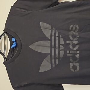 Adidas black logo shirt